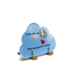 Plaque funéraire ballons-coeurs 18 Plaquedeces.fr